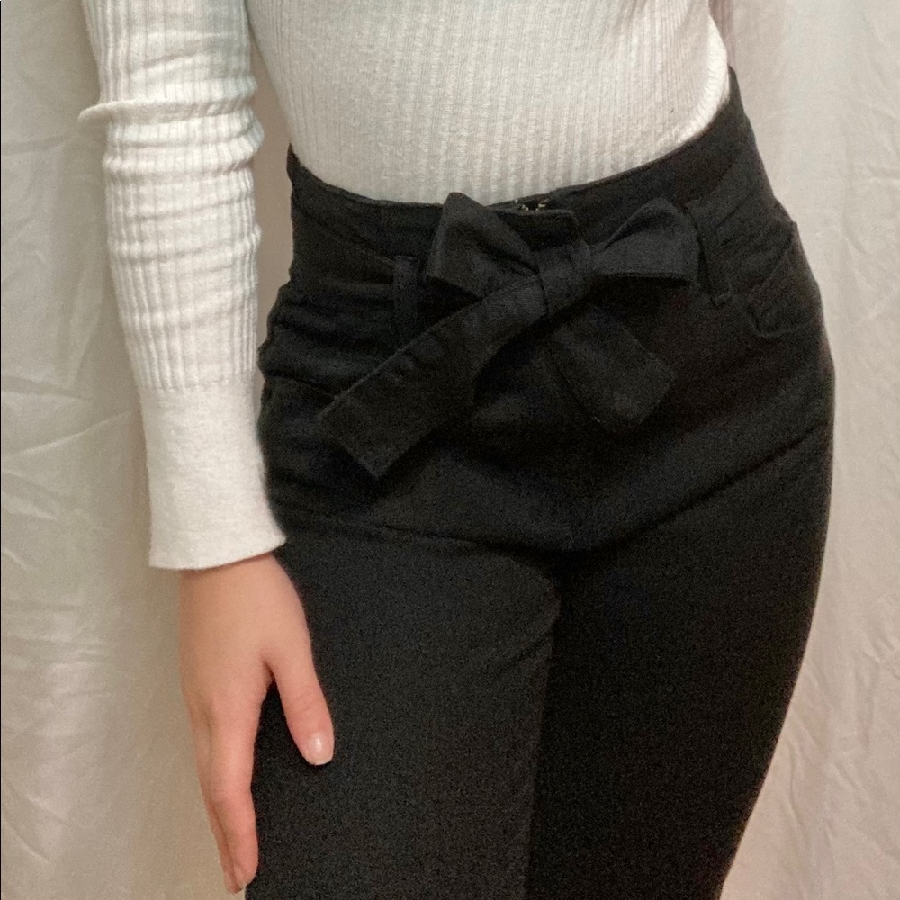 Black Trousers with Belt